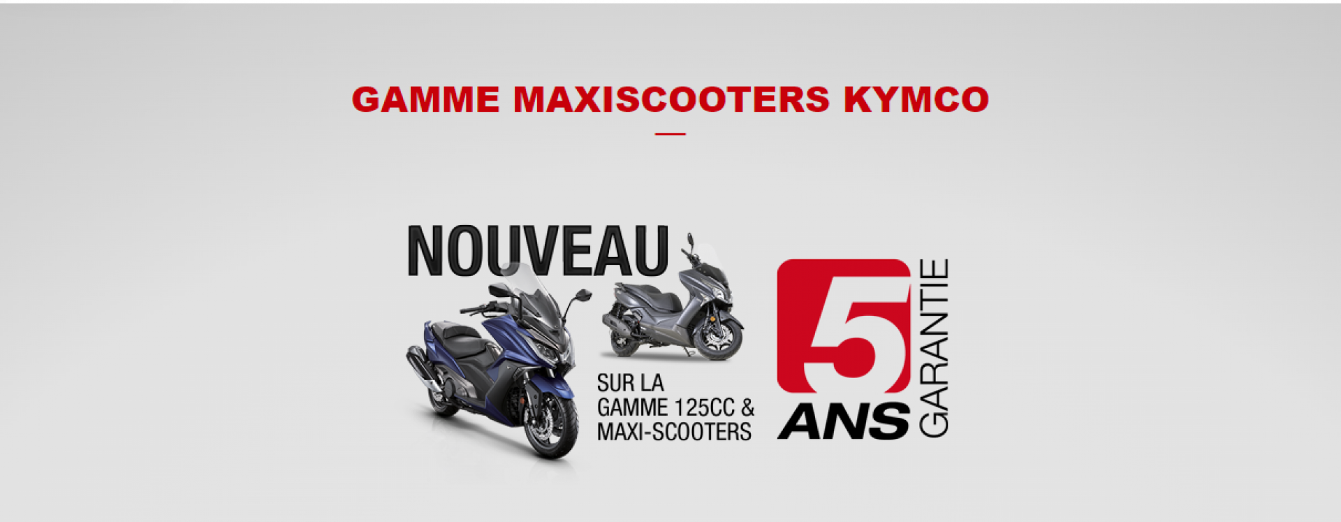 Kymco garantie 5 ans