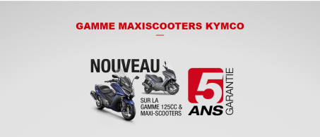 Kymco garantie 5 ans